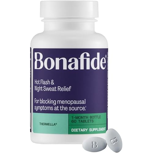 Bonafide Thermella Relief from Menopausal Hot Flashes & Night Sweats. — 1-Month Supply (60 Tablets)