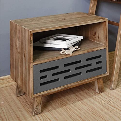 Table d'appoint en bois massif durable pour salon moderne