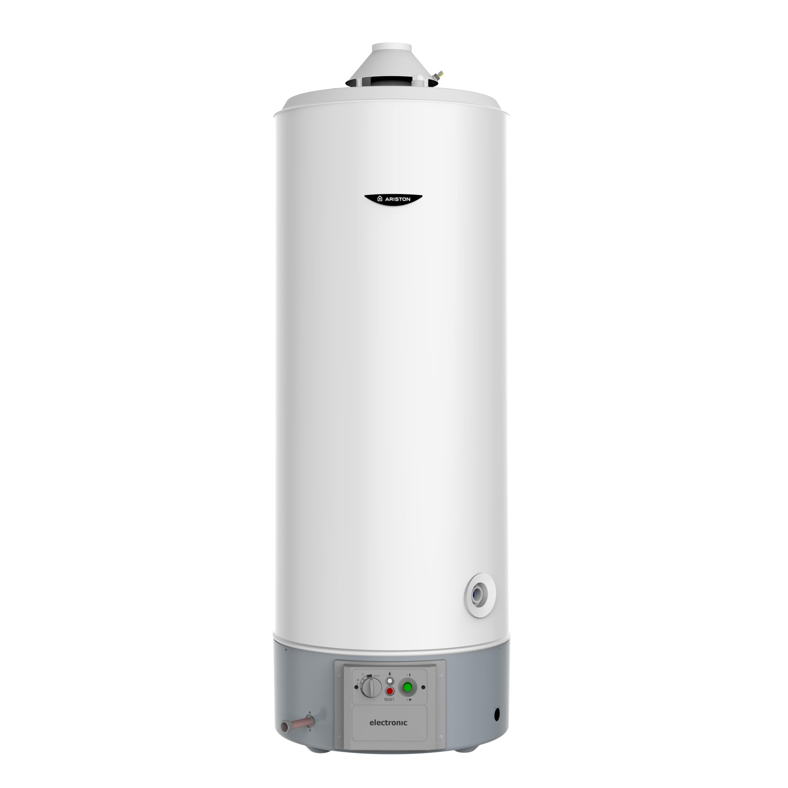 Ariston SGA-E X 120 FR – Chauffe-eau Gaz à Accumulation Sol Cheminée 115 l – 3211229 – (Styx TES-E X 3211040)