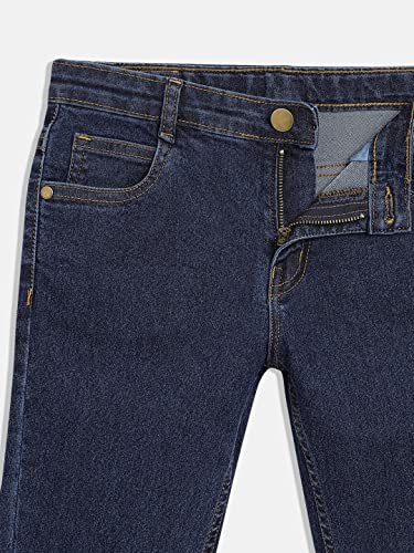Image of Urbano Juniors Boys Mid Rise Slim Fit Washed Denim Jeans Stretch