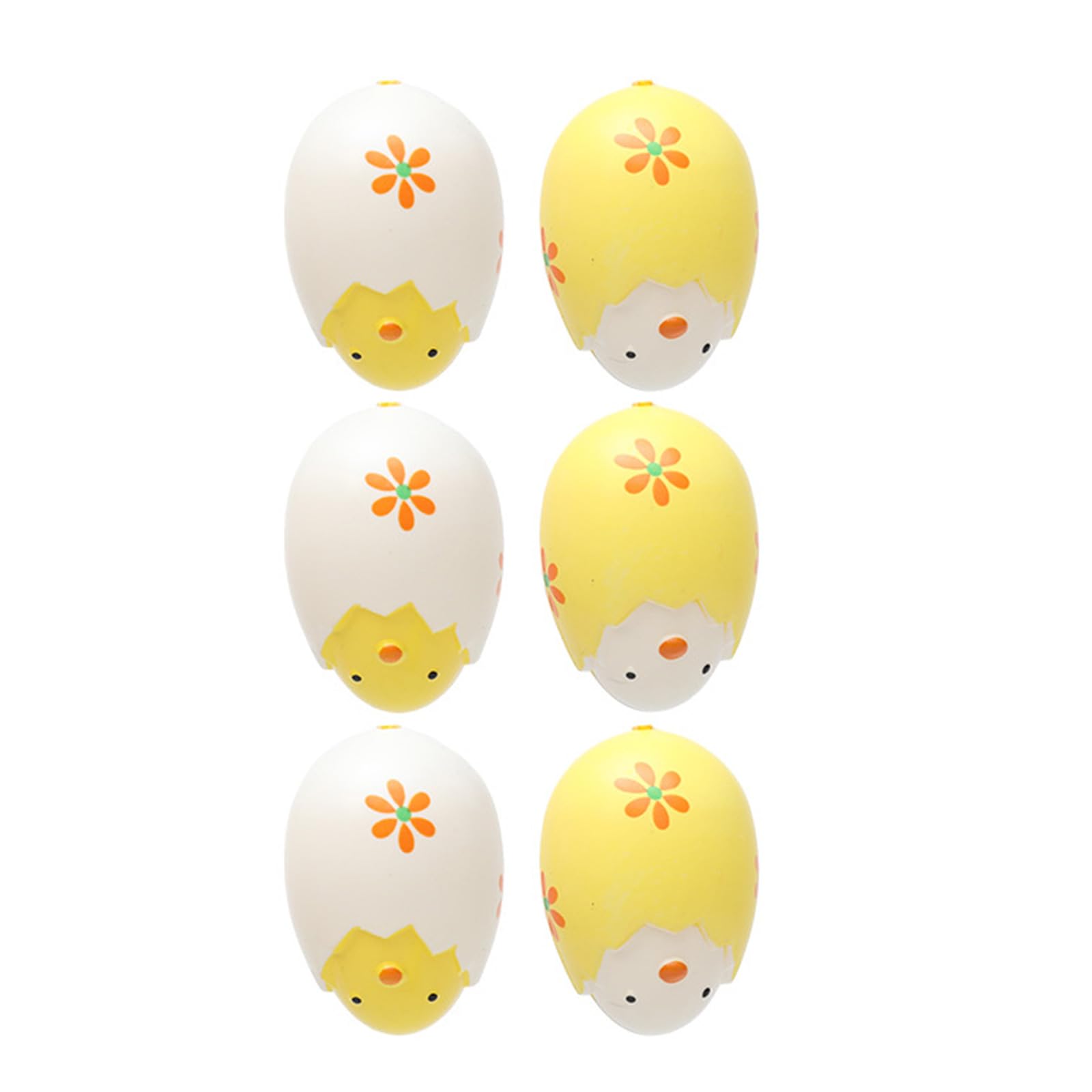 Carotoe Type A 6Pcs Easter Eggs Colorful Chicken Painting Hangings Pendant Easter Eggs For Party Party Supplies Colorful Decorations