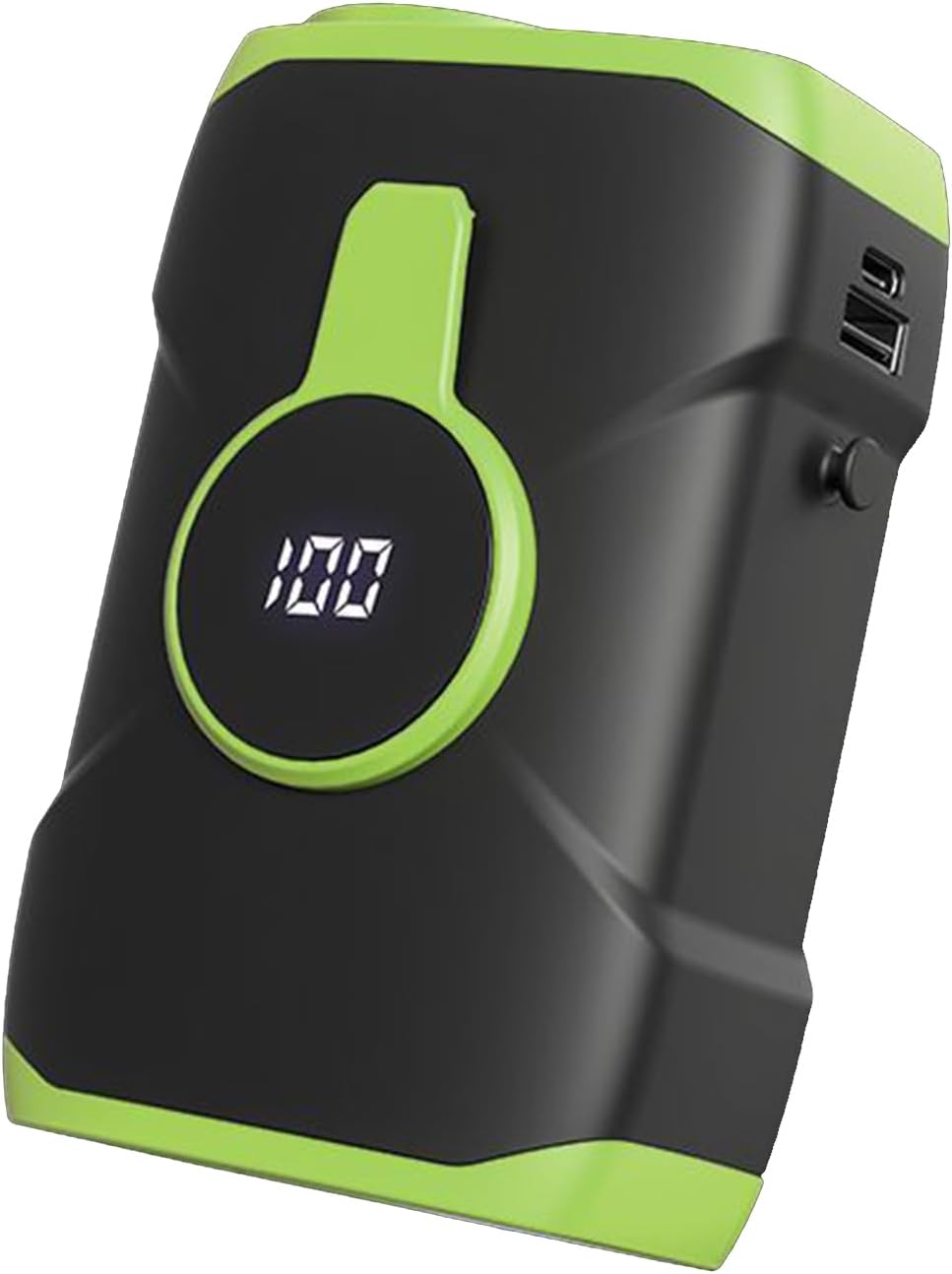 "4 levels (100 - step stepless speed regulation)" waist fan, can be worn around the neck, on the waist or placed on a desk, 10000mAh,for outdoor work, outdoor activities