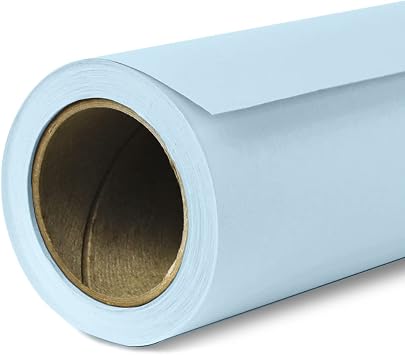 Savage Seamless Paper Photography Backdrop - Color #41 Blue Mist, Size 26 Inches Wide x 36 Feet Long, Backdrop for Tabletop Product Photography and Crafting - Made in USA