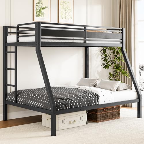 Einhomn Metal Bunk Bed Twin Over Full for Adults &...