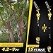 Cordless Pole Saw & Mini Chainsaw 2-IN-1, 21V 3Ah Battery Powered 6 Inch Brushless Electric Rotatable Pole Saw, 15-Foot Max Reach & Multi-Angle for Tree Branches Pruning, Wood Cutting