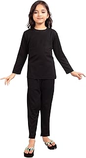 CLUB96 Pure Cotton Full Sleeve Kids Sleepwear Night Suit Set for Girls Nightwear/Night Suit for Girls Loungewear, Night Dress