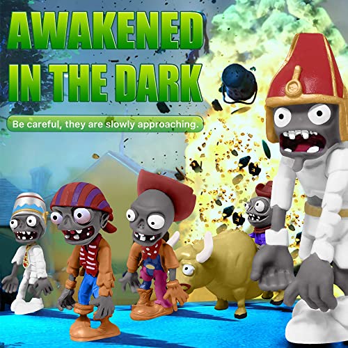 Genqiang Action Figures Set, 10 Pieces Mini Figurines, Surprise Game Series Pvc Toys For Kids And Fans, Ideal For Collection Party Supplies Cupcake Toppers #TOP4