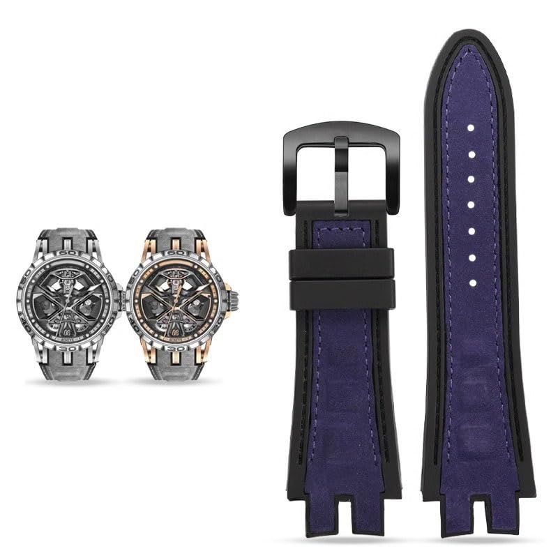 Bracelet Roger Dubuis EXCALIBUR haut de gamme cuir et caoutchouc