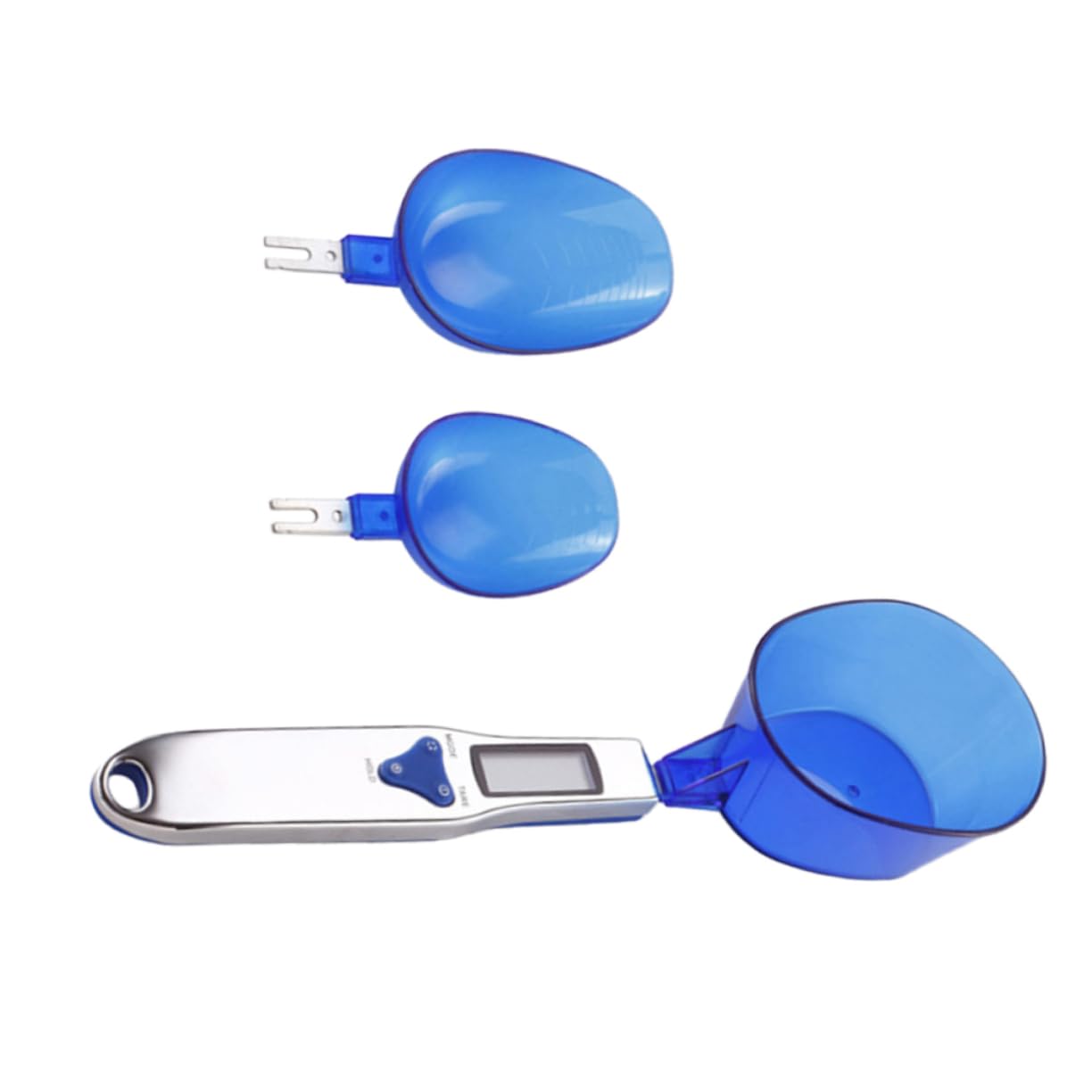 MAGICLULU 2St elektronisch digitale gewichtslöffel küche Digitale Waage für das Körpergewicht küchenmaschiene kochgeschirr Löffelwaage Löffel mit digitaler Waage ABS-Kunststoff Blue