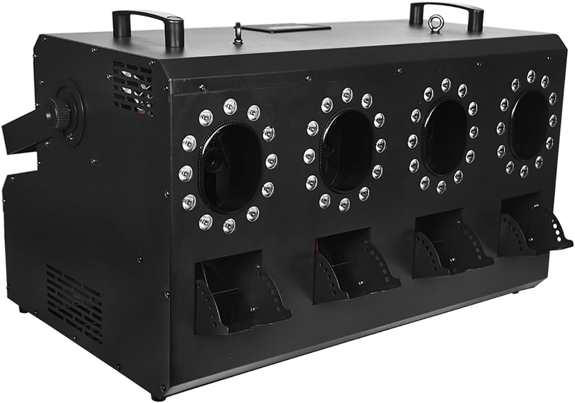 Amazon.com - Smoke Bubble Machine Four Nozzles Design,1500W Fog Machine ...