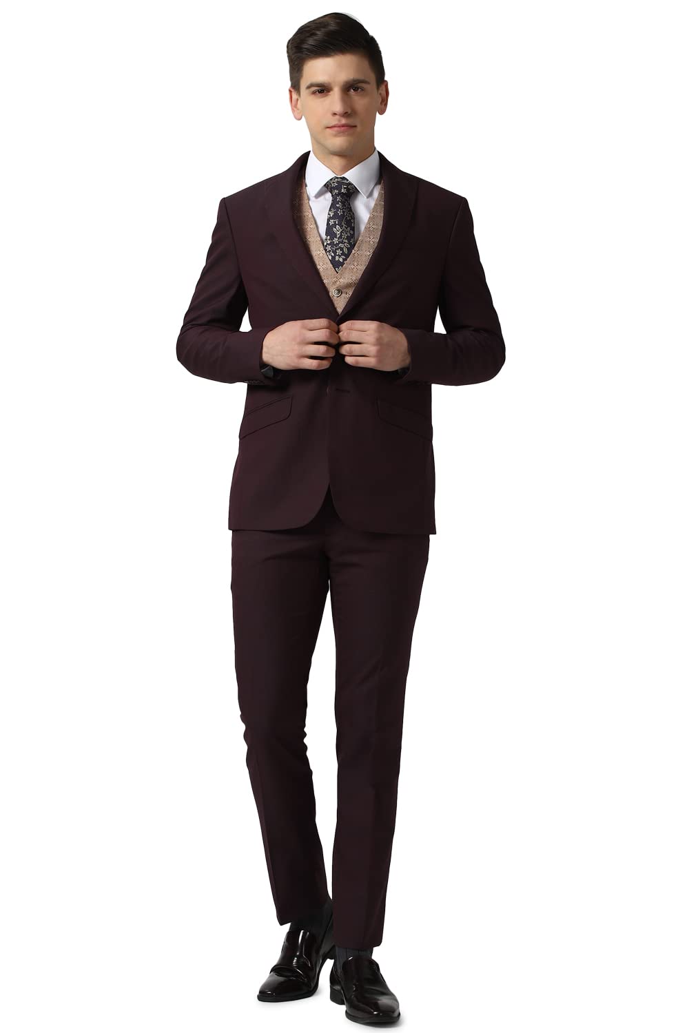 peter england Men's Polyester Blend Suit-Dress Set-picture-50