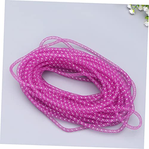 SEWACC 2 Pacotes De Tubo De Malha De Náilon Cordão De Fio Colar Tubo De Malha De Corda Tubo De Tranç
