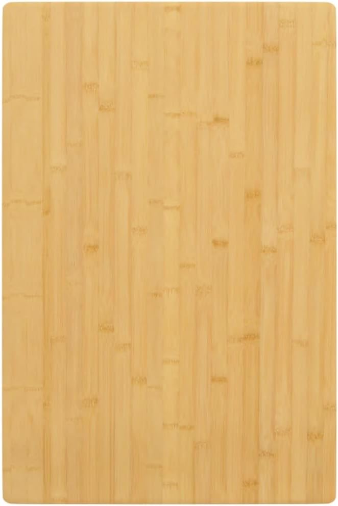 Bamboo Table Top Only, Replacement Bamboo Table Top for Kitchen Tables, Coffee Tables, Desks, Ø23.6"x1.6" Bamboo, -372