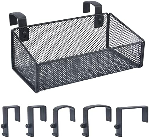 Bedside Caddy Hanging Storage Basket Beside Shelf Metal Organizer...