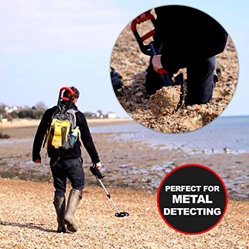 Roamwild Multi-Digger Mini Garden Spade – Reinforced Fibreglass Light Weight Gardening Arrow Head Shovel With Unique Dual Soft Air Light Grip Technology & Root Saw Stump Cutter. #TOP3