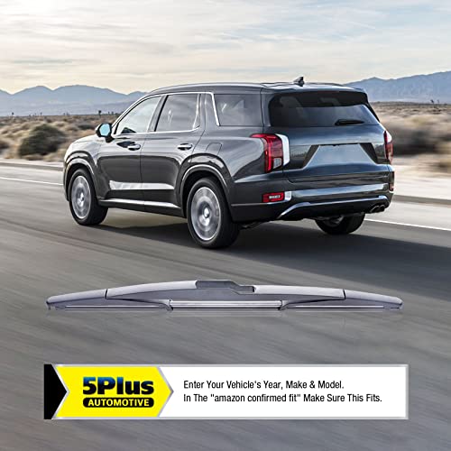 Image of 5 PLUS 14 inch Rear Wiper Blade Replacement for 2014 2013 2012 2011 2010 2009 2008 2007 Ford Edge BACK Windshield Wiper Blade (14D)