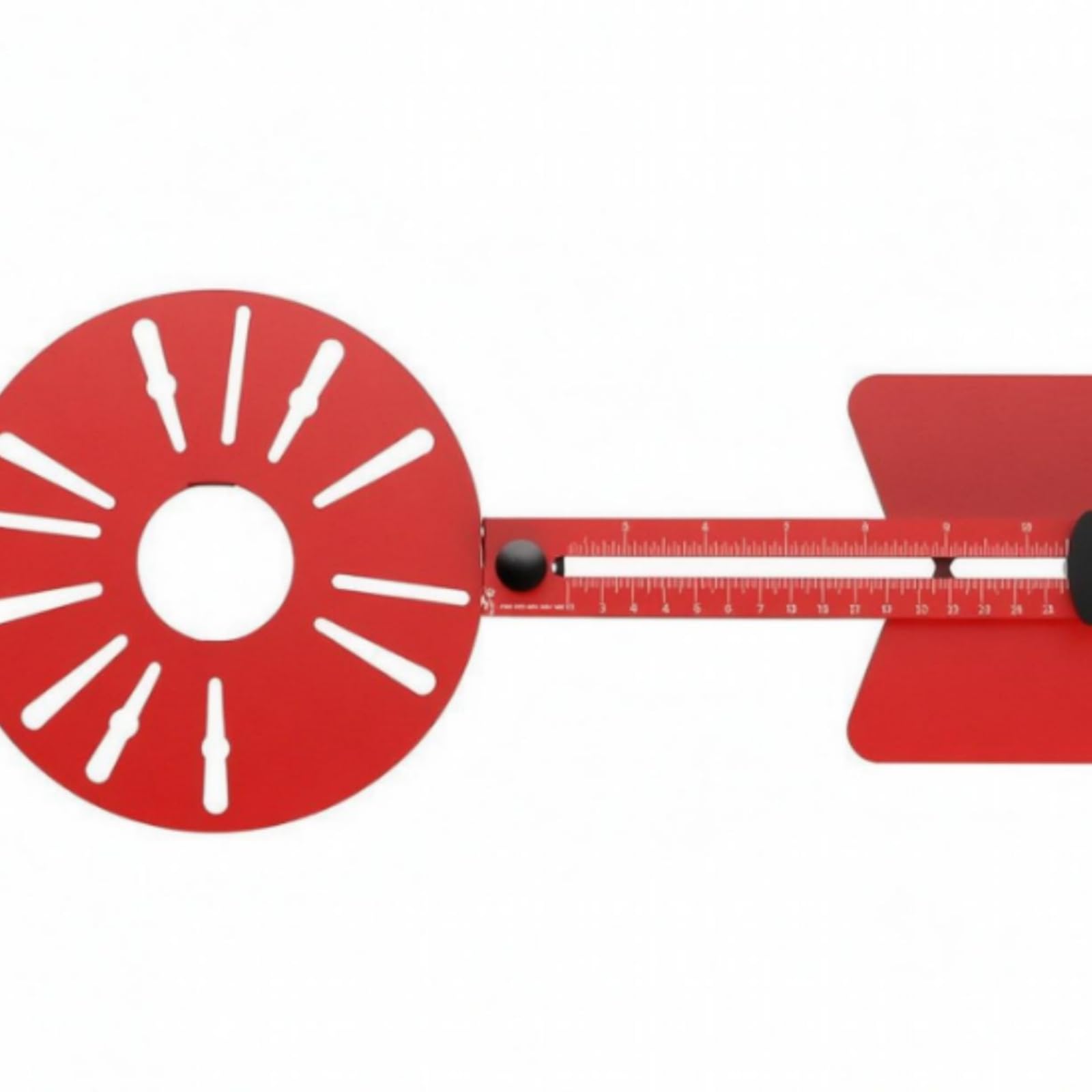 Fresatrice per Legno con Base in Alluminio E Piastra da 5 Mm per Taglio Dritto E Scanalature con Guida Regolabile per Falegnameria Adatta per Uso Professionale E Fai da Te