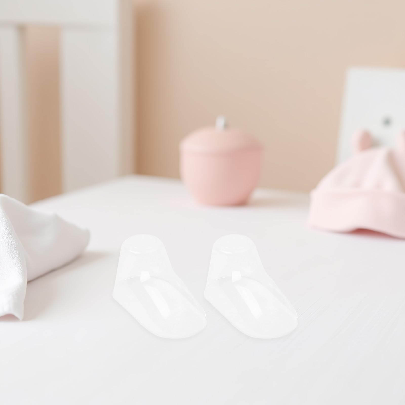Présentoir à Chaussettes et Écarteur Chaussure pour Bébé, Modèle de Pied en Pvc, Lot de 100 Pièces, pour Chaussures de Tout-petits