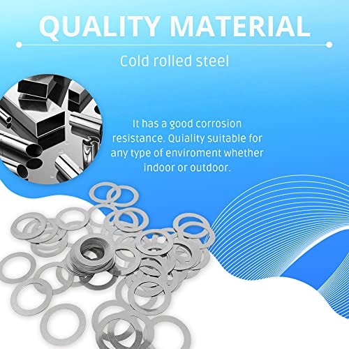 PlasmaGal - Steel Shim Washers DIN 988 (100, 4x8x1,0) - Image 3