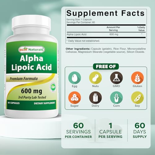 Essential Nutrition, alfa lipoico gnc Marca Best Naturals (2)