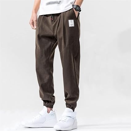 WZHZJ Pantaloni da uomo Autum di primavera Pantaloni da uomo Harem Pantaloni  da uomo Slim Fit Slim Fit Pantaloni comodi (Color : Coffee, Size : L code)  : Amazon.it: Abbigliamento