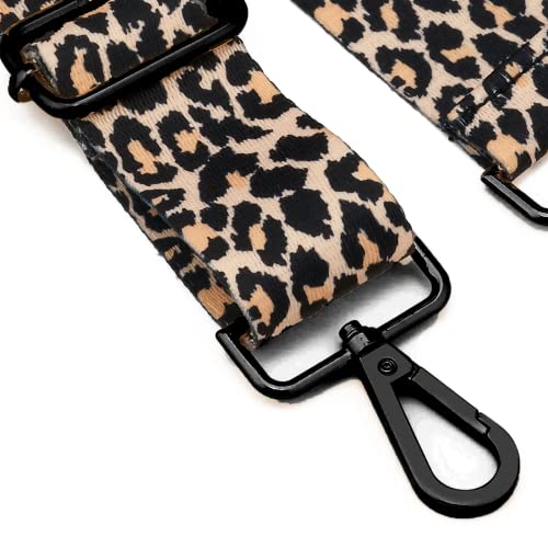 Image of ZOOEASS Nickel Buckles Wide Shoulder Strap Adjustable Replacement Belt Gun Buckles Guitar Style Crossbody Bag Strap