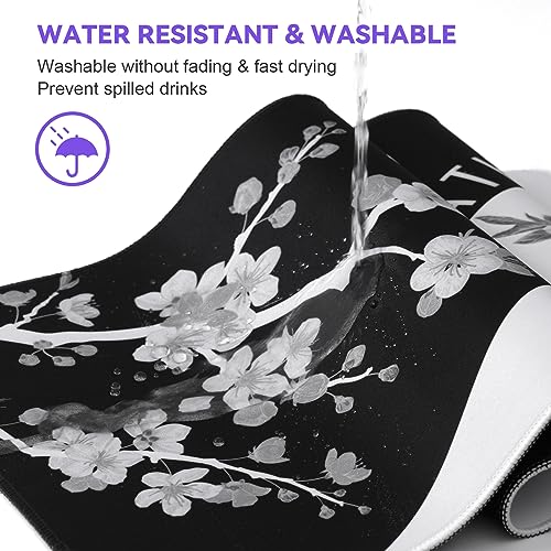 image for DIGSOM Mouse Pad Gaming Keyboard Pad 31.5 x 11.8 in Gaming Mouse Pad w