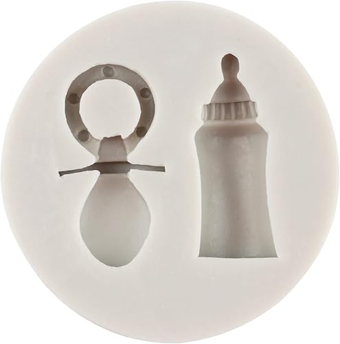 Miniatura 4 de Moldes de silicona para biberones para chupete de caramelo, para baby shower, decoración de pasteles, decoración de cupcakes, fondant, pasta de goma