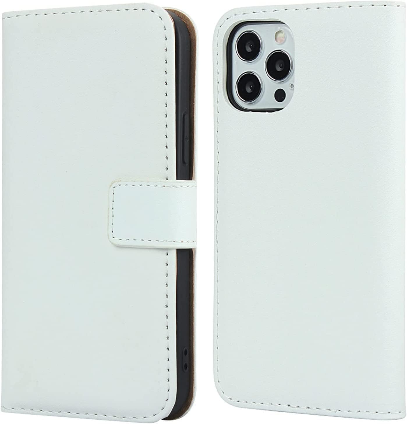 COOVS Flip Wallet Case for iPhone 13 Mini/13/13 Pro/13 Pro Max, Protective PU Leather Case with Card Slots Built-in Kickstand Magnetic Folio Protective Cover (Color : Pink 1, Size : 13 Pro Max 6.7"