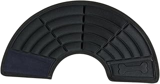 Sosoport Collar De Elizabethano Transpirable para y Cachorros Protección Color Negro s