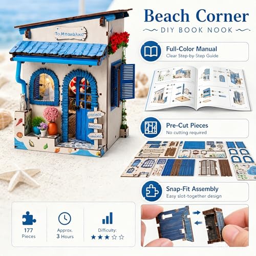 JCSY Beach Corner Book Nook Kit thumbnail 2
