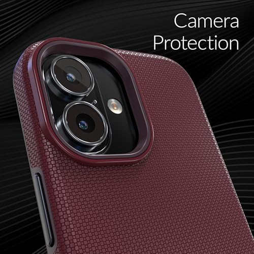 Image of Crave Dual Guard Compatible with iPhone 16 Case, Compatible with MagSafe Shockproof Protection Dual Layer Case for Apple iPhone 16 (6.1 inch) - Berry