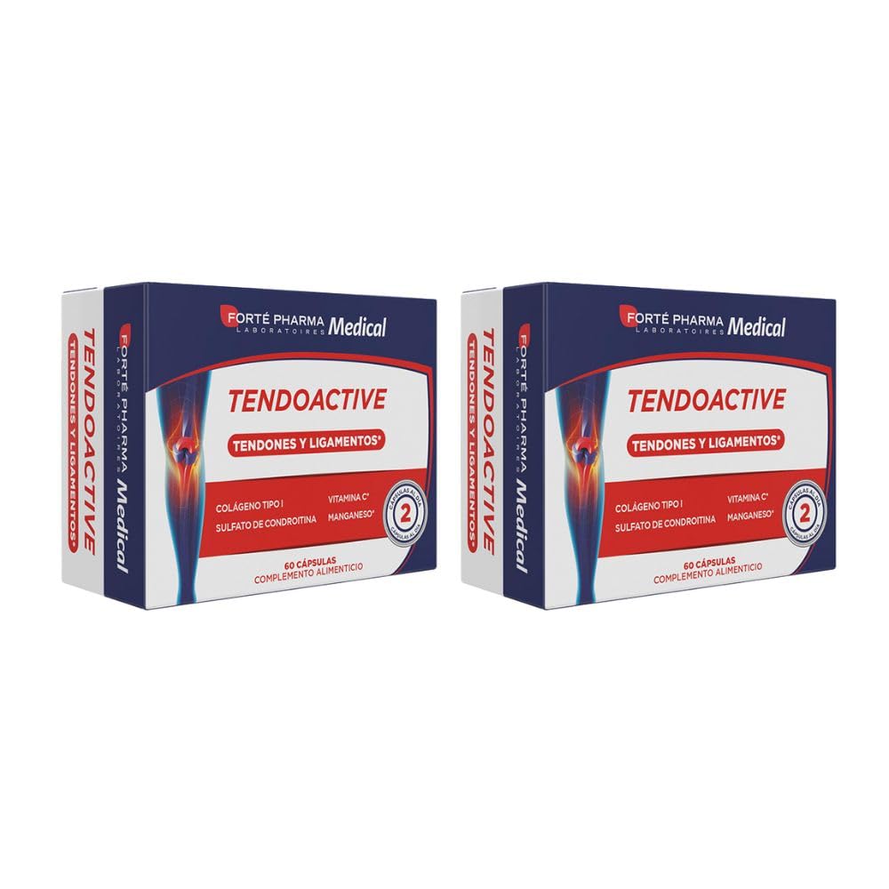 Forté Pharma Tendoactive Pack 2 x 60 Cápsulas | Tendones y Ligamentos