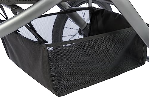 TRIXIE Hundebuggy, Wagen für Hunde, 60 × 112 × 120 cm, 12,5 kg, schwarz/Petrol bis zu 20 kg belastbar - 28960