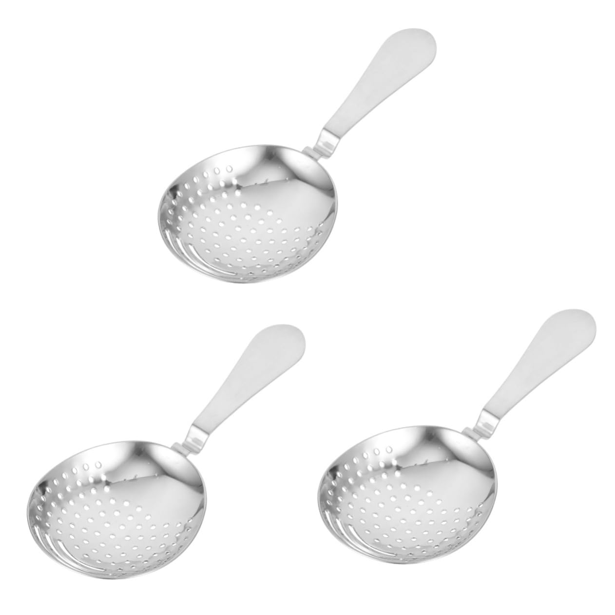 TOPBATHY 3piezas Colador De Cócteles De Inoxidable Para Filtrar Herramienta De Bartending Para Cócteles y Bebidas Diseño Ergonómico Práctico