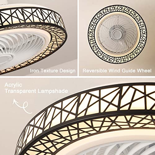 Ceiling-Fan-with-Lights-Remote-Control-20-Flush-Mouth-Ceiling-Fan-with-Lights-Low-Profile-72W-Dimmable-Enclosed-Ceiling-Fan-3-Speed-3-Color-Smart-Ceiling-Fan-with-Timer-for-Bedroom-Living-Room