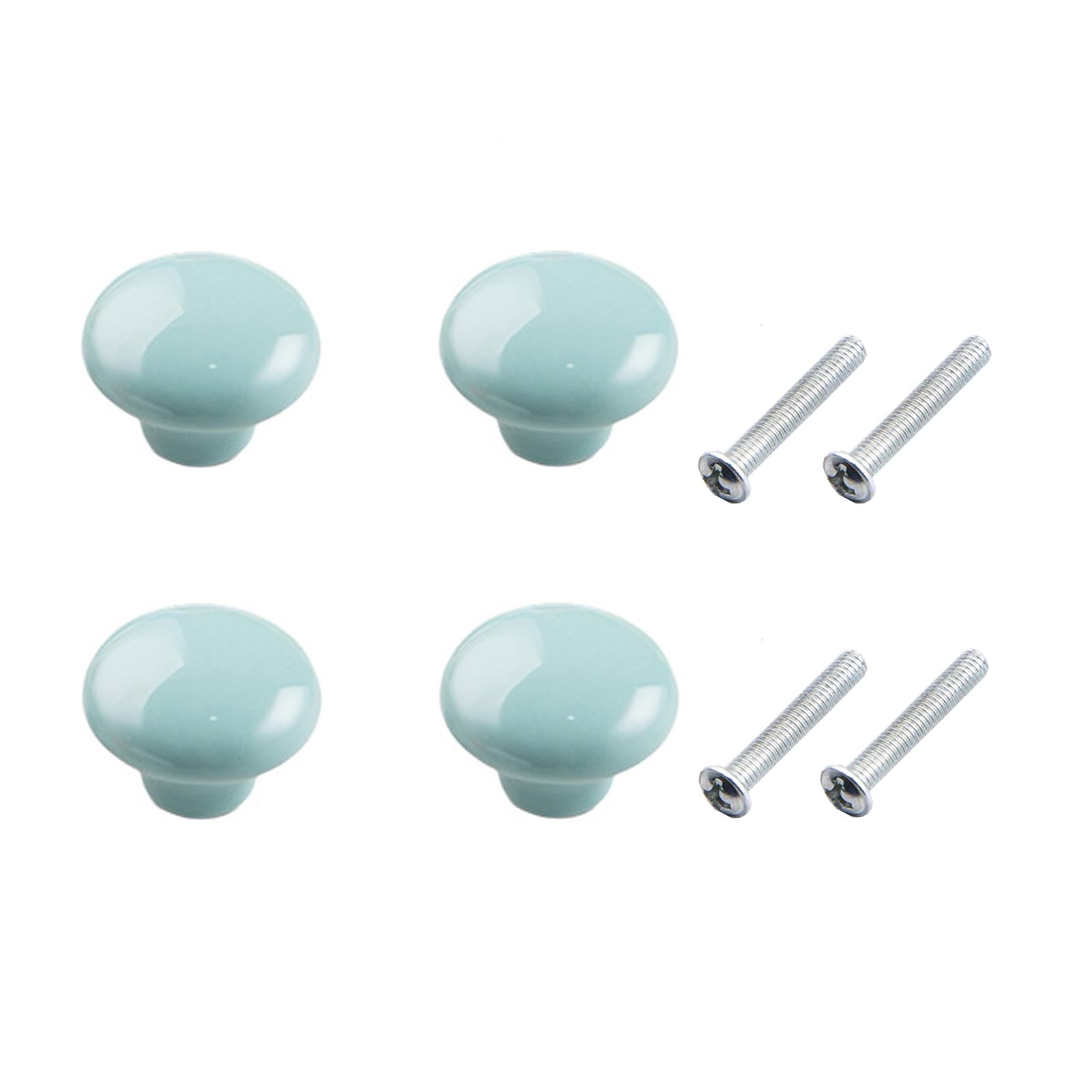 4 Pcs Colored Ceramic Drawer Handles,Living Room,Bedroom,Kitchen Furniture