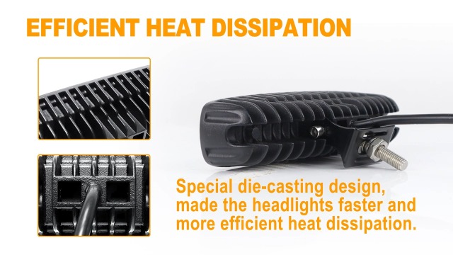 Faro LED 6 Pollici 24W Per Moto, Auto E Barche - Luce Bianca 6000K | Impermeabile IP67 Per Offroad E Lavoro - Foto 14