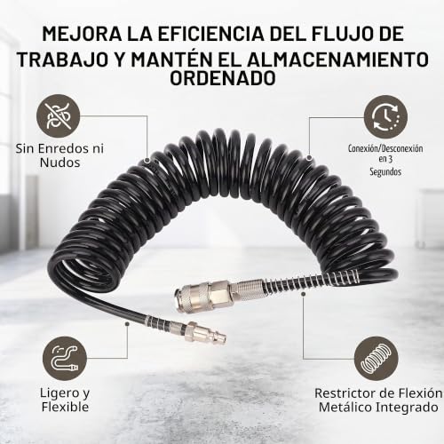 Manguera para compresor de aire 3/8 17 Imagen adicional