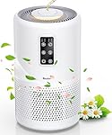 Air Purifiers for Home Large Room up to 1600ft², VEWIOR H13 True HEPA Air Purifier for Bedroom with night light, Fragrance Sponge, Sleep Mode, Timer, Lock, Air Cleaner for Wildfire Smoke Odor Dander