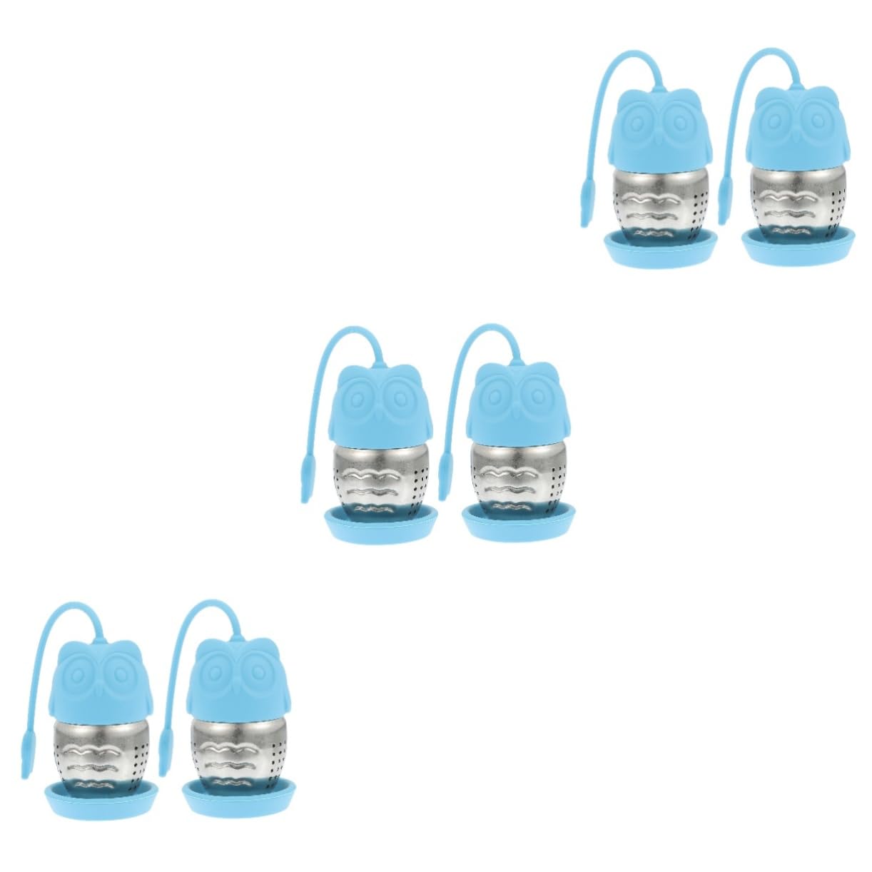 Alipis 6piezas Infusores De De Inoxidable Reutilizables Filtros De Portátiles Para Casa