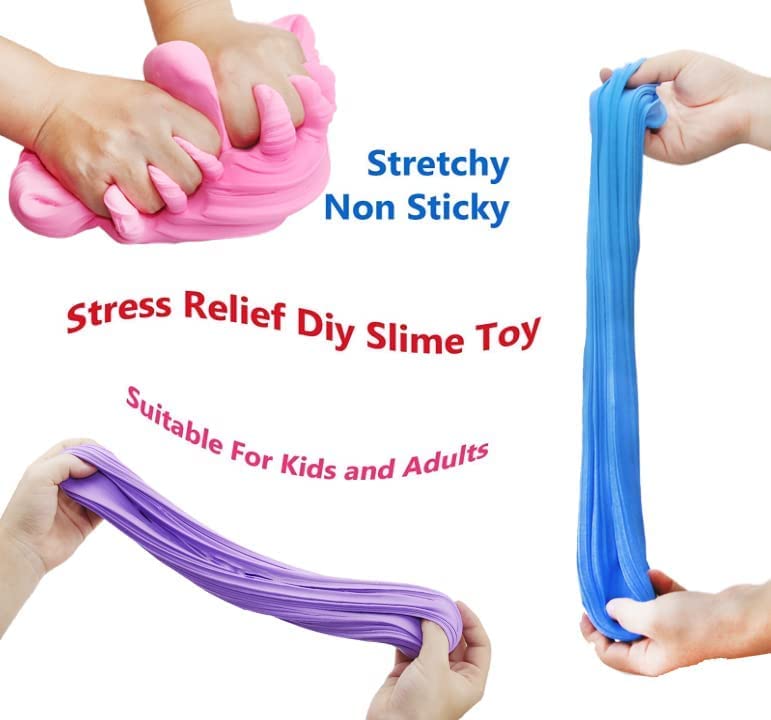 ToysButty 2 Pacchi slime Kit di slime in cristallo e nuvola di slime per ragazze ragazzi