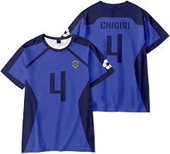 Anime Blue Jersey - Seishiro Nagi/Isagi Yoichi/Bachira Meguru Cosplay Tshirt - 3D Print Color - Short Sleeve T-Shirt - Summer Sports Top for Men and Women