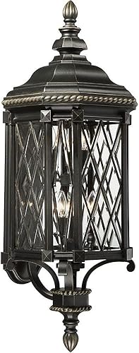 Miniatura 2 de Minka Lavery Bexley Manor 9323-585 - Lámpara de pared exterior para exteriores, 6 luces, 240 vatios, color negro