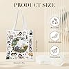 yumcute 1 PCS Cartoon Merch Canvas Tote Bag, Reusable Large Tote Bags for Women for Picnics, Village Markets, Coffee Runs, Shoulder Bag with Sturdy Handle for Anime Lovers Gift, 40 x 35 cm #3