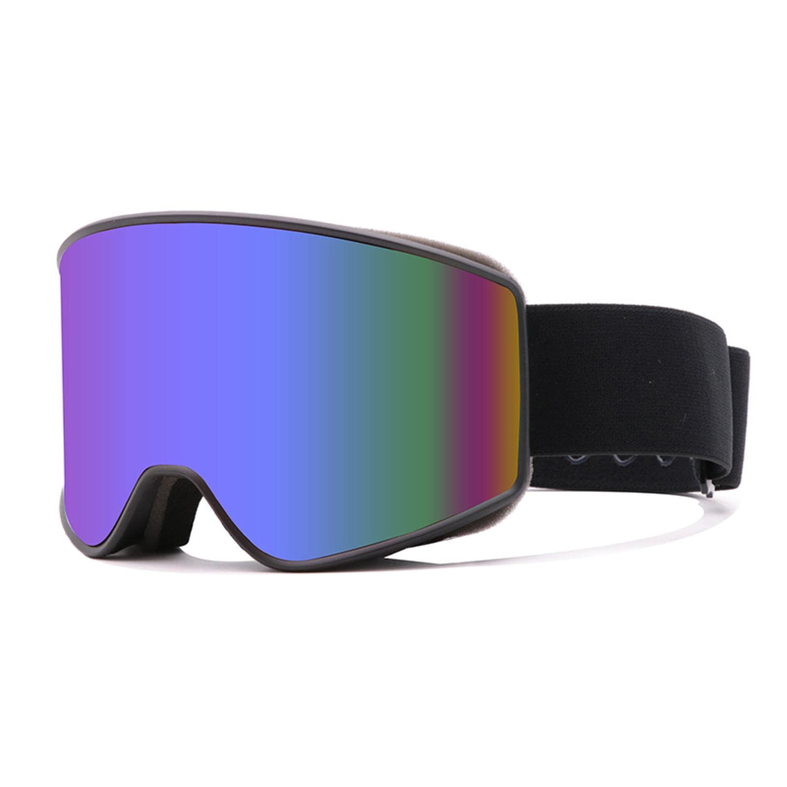 Gogle narciarskie, Nowe zimowe gogle narciarskie do sportów na świeżym powietrzu, męskie i damskie, dwuwarstwowe, przeciwmgielne, duże okulary narciarskie, okulary do wspinaczki narciarskiej(C2)