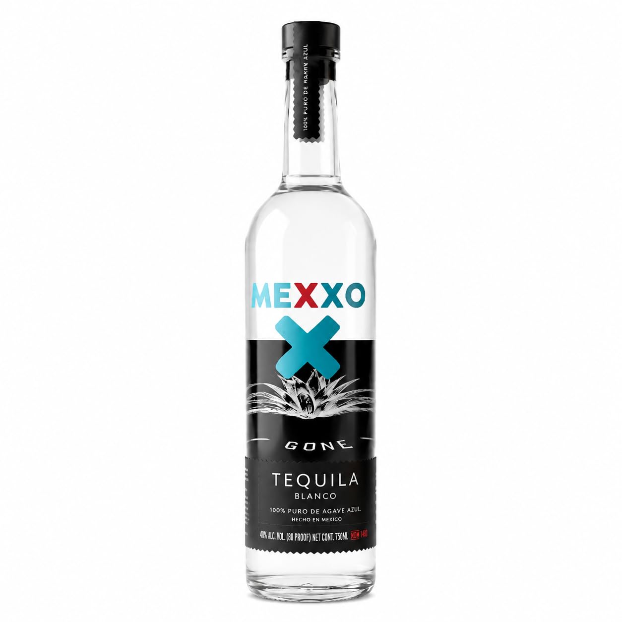 メキシコ産テキーラ　Tequila Blanco 750ml Mexxo Tequila Blanco | 100% Blue Weber Agave | Premium Mexican