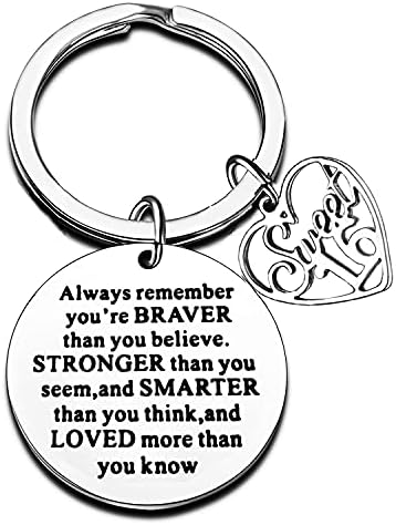 16th Birthday Gifts for Girls Boys Daughter Gifts Son Birthday Keyring from Mum Dad 16 Birthday Presents (16th)