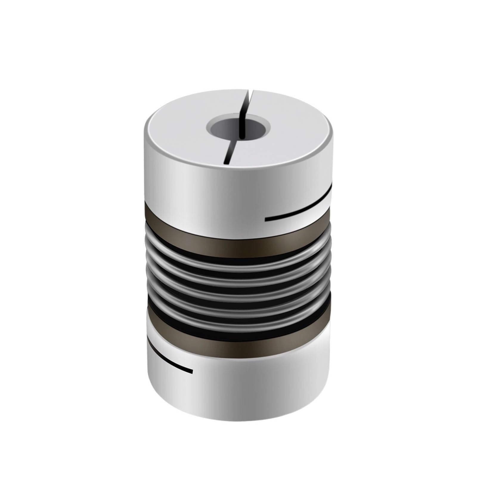 Rigid coupling,Stainless steel rigid coupling 1pcs D40L55 Coupling CNC Aluminium Alloy Stepper Motor Coupler Shaft Couplings 3D Printer(12X15)