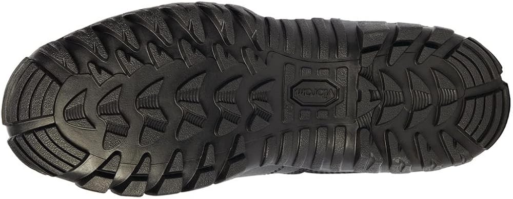 Tactical Research Khyber TR960Z 8" Lightweight Black Tactical Boots for Men with Zipper - Designed for Police, EMS, and Security Personnel with Vibram Ibex Traction Outsole 10.5 Wide Black